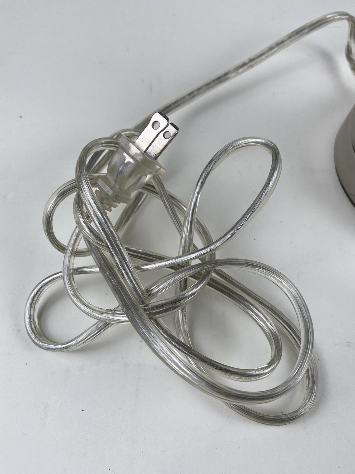 Crystal Chrome Table Lamp Modern Contemporary Stacked Glass