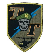 Tropic Thunder Embroidered Hook Patch