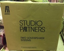 Acoustic Research Studio Partner Model Av-8 Powered Loudspeaker Monitor Speakers