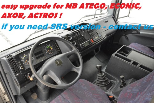NEW LEATHER Freightliner Mercedes Atego 1 2 Vario Axor Actros Steering Wheel - Picture 7 of 16