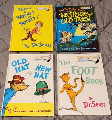 Vintage Bright and Early Books for Beginning Beginners Lot of (4) Books.. Lot A