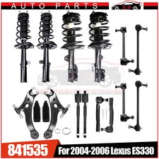 Front Rear Struts Sway Bars Tie Rods Control Arms Kit  For 2004-2006 Lexus ES330