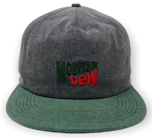 Matix Men's X Mountain Dew Throwback Vintage Wash Snapback Hat Cap - 第 2/6 張圖片