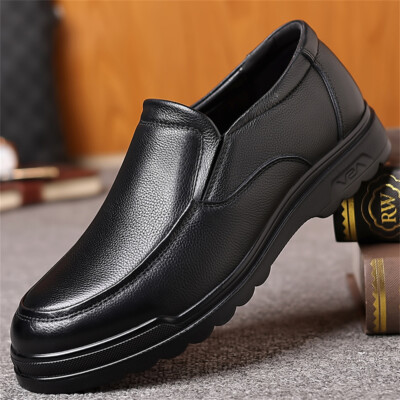 Men's Classic Slip on Loafers Derby Dress Leather Business Shoes