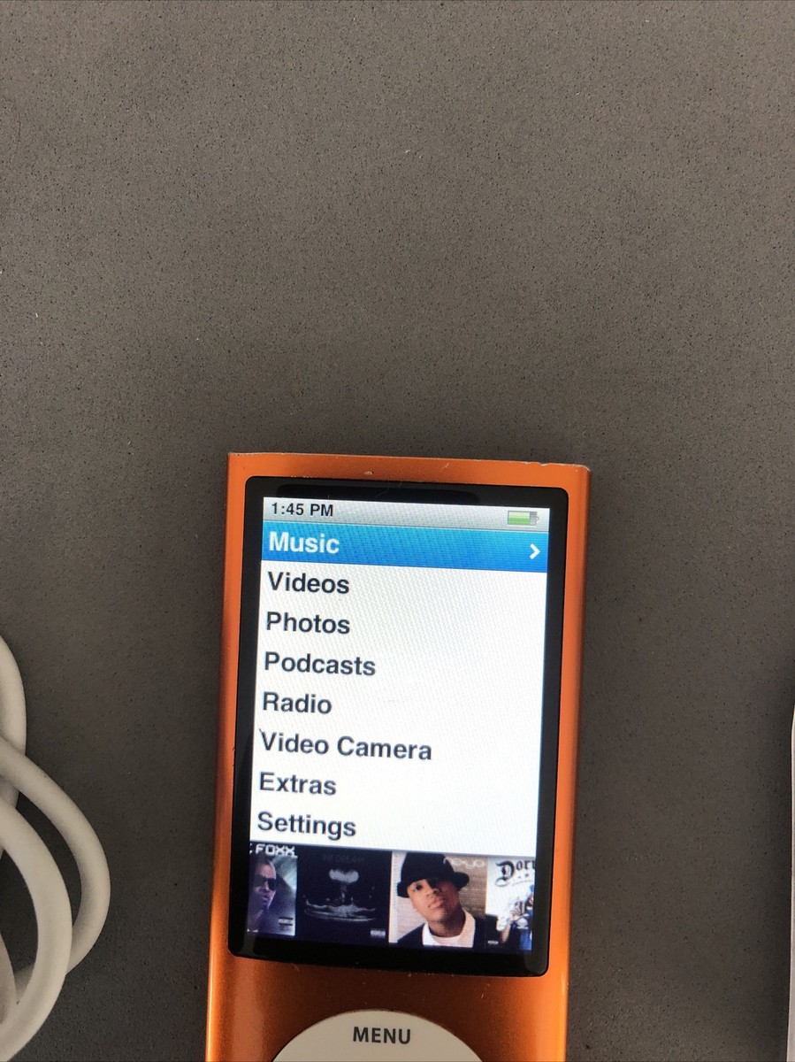 Apple iPod nano 5th Generation Orange (16 GB) New Battery