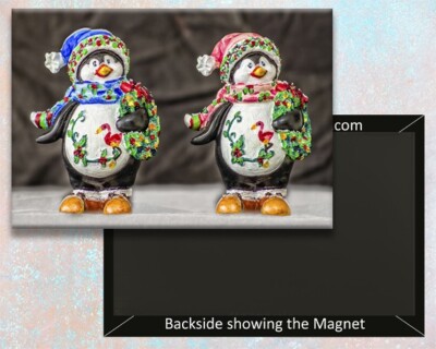 Two Penguins Handmade 3.25'' x 2.25'' Fridge Magnet (PMH11015)