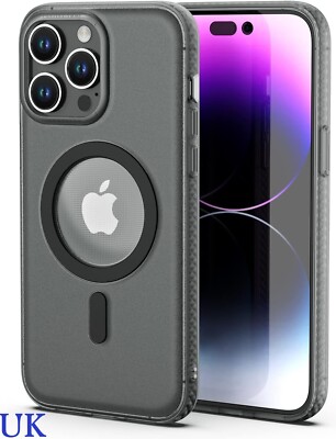 Anywest durchscheinend matt magnetische Hülle kompatibel MagSafe für iPhone 14 Pro Max