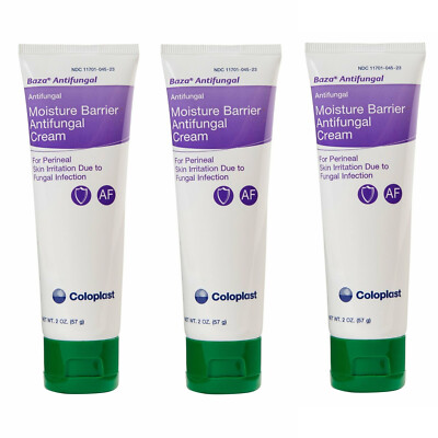 Coloplast Baza Antifungal Moisture Barrier Cream  (3 Tubes) #1611