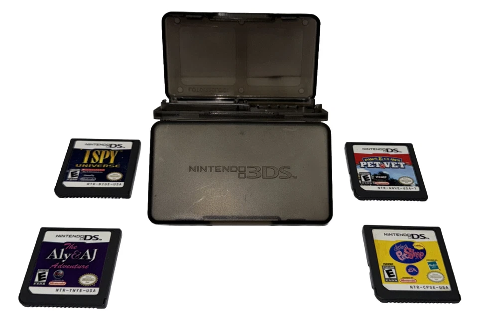 Crimson Red Nintendo DS lite Console Complete w/ 11 Games Stylus & Charger Read - Image 3 of 4