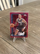 2025-26 Topps Chrome P.J. Washington Magenta Refractor #027/399 Mavericks