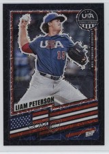 2026 Panini Stars & Stripes Prizm Black Velocity 24/39 Liam Peterson #38 0j81