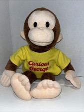 Curious George Applause Soft Stuffed Plush Beanie Doll Toy Figure Book Movie