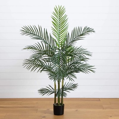 5' UV Resistant Artificial Areca Palm Tree (Indoor/Outdoor) | eBay