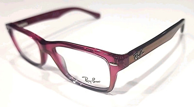 Ray Ban Jr RB1531 3648 Girls Red Fade Oval Eyeglasses Frame 48-16 130 New