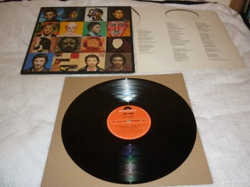 THE WHO FACE DANCES ORIGINAL UK 1ST PRESS LP + INNER VG+ COMBINE P&P T0 SAVE £