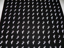 Vintage Puma 7up Calab Bandana Scarf Black White 21.5"x21.5"
