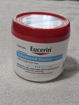 Eucerin Advanced Repair Cream Designed for Dry to Very Dry 16-ounce Pack of 1