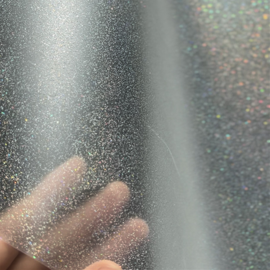 US Stock  13in x 32.8ft Glitter+ PET DTF Transfer Film Roll Hybrid Cold Peel