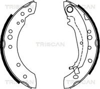 Bremsbackensatz Triscan 8100 42020 FüR Smart Mitsubishi Colt 6 CZC RG Z31A Z32A