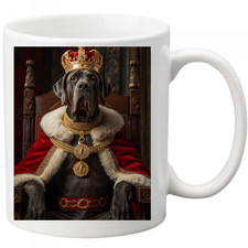 ✅RE ALANO DEI CANI DELLA TAVOLA ROTONDA TAZZA MUG MICROONDE 330 ML PER ALIMENTI