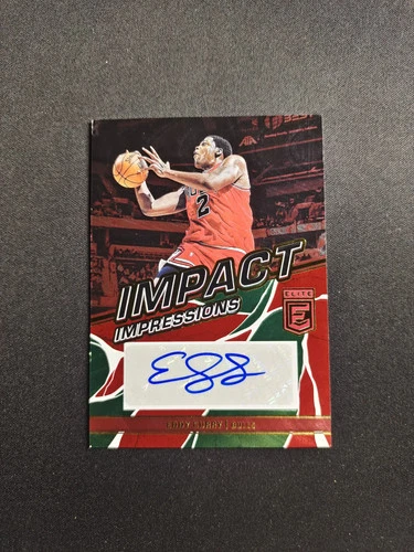 2022-23 Panini Donruss Elite Eddy Curry Impact Impressions Auto #II-EDC XV44