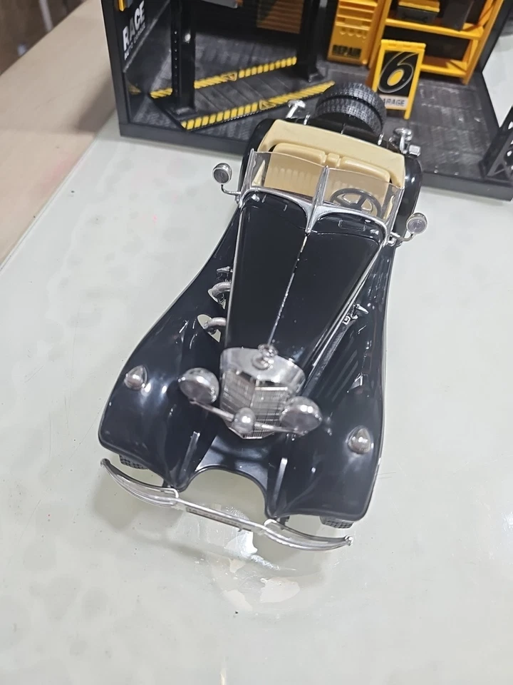 BURAGO Mercedes Benz 500 K Roadster (1936) Scala 1/20 Made In Italy - Immagine 4 di 4