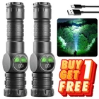 Super Bright 99000000 Lumen LED Flashlight Rechargeable Magnetic LED Work Lights