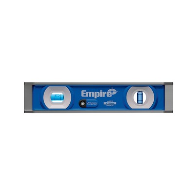 Empire em95.10 9'' TRUE BLUE ULTRAVIEW LED Magnetic Torpedo Level, Aluminum Vial