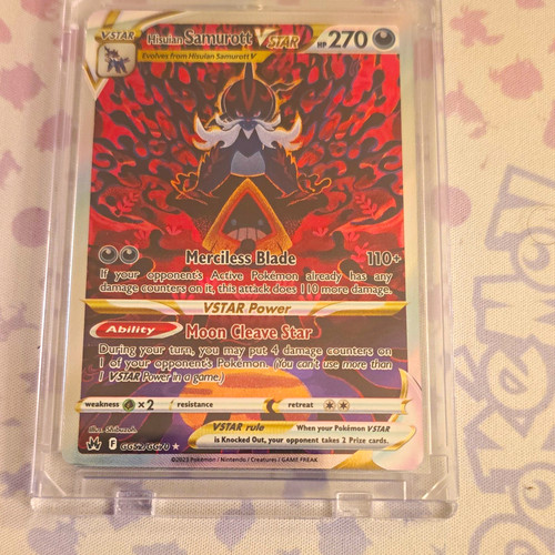 The Pokémon Company Hisuian Samurott VSTAR GG52/GG70 Ultra Rare Full Art Holo