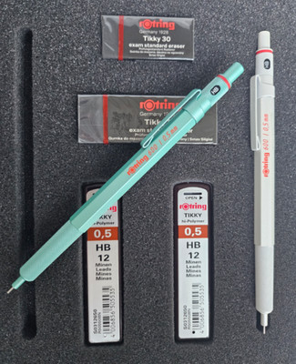 rOtring 600 Mechanical Pencil 0.5mm Limited Edition (Mint, White) / Tracking