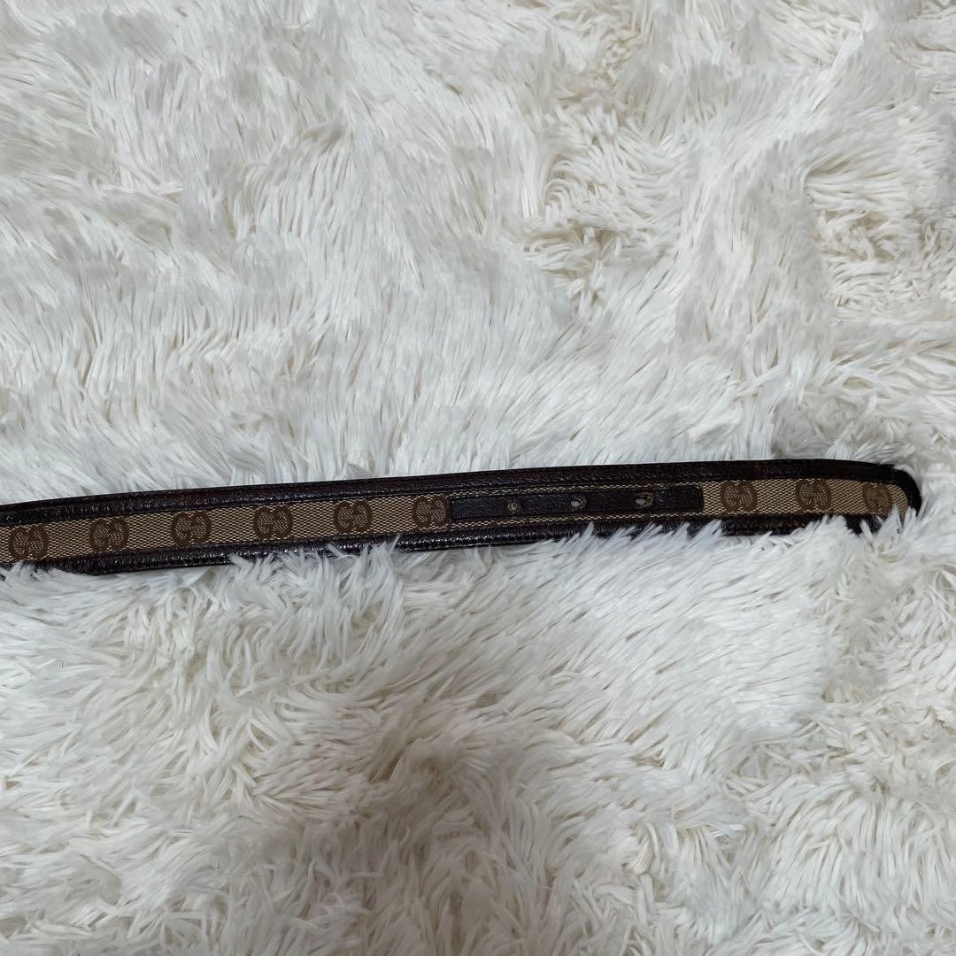 Gucci Interlocking GG Pattern Belt Brown Ladies U… - image 4