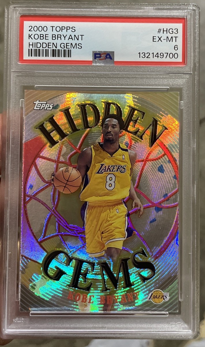 2000 TOPPS KOBE BRYANT HIDDEN GEMS #HG3 PSA EX MT 6 | eBay