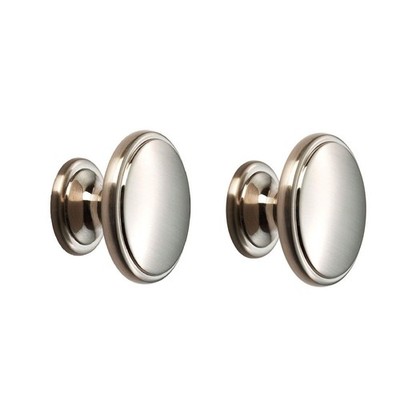 2 x Carlisle Messing FTD524SN Fingerspitze Oxford Knopf 38 mm