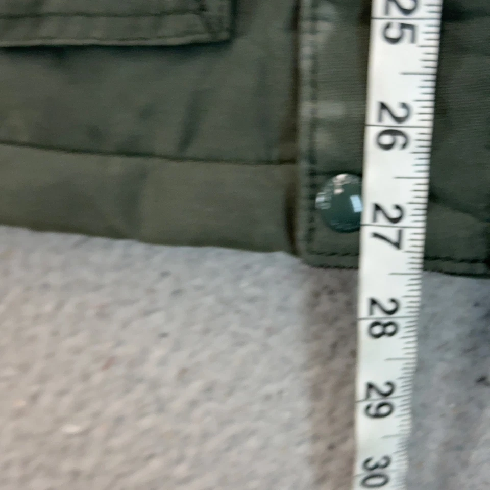 Gap Kids Waxed Jacket Boys 14 16 XXL Green Flannel Lined Corduroy Collar Outdoor - Image 4 of 4