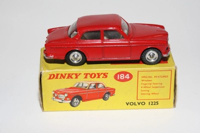 Dinky 184 Volvo 122s, nahezu neuwertig im Originalkarton