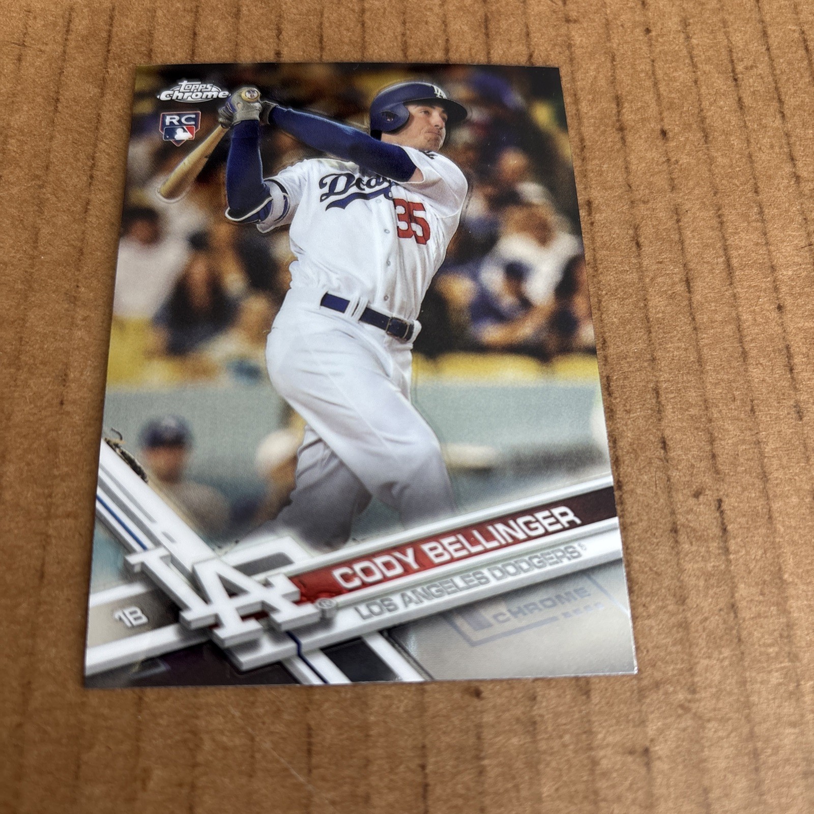 2017 Topps Chrome Update CODY BELLINGER RC ROOKIE #HMT10 Dodgers Card (f3)