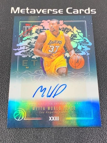 2025 Topps Signature Metta World Peace Base (RAW)