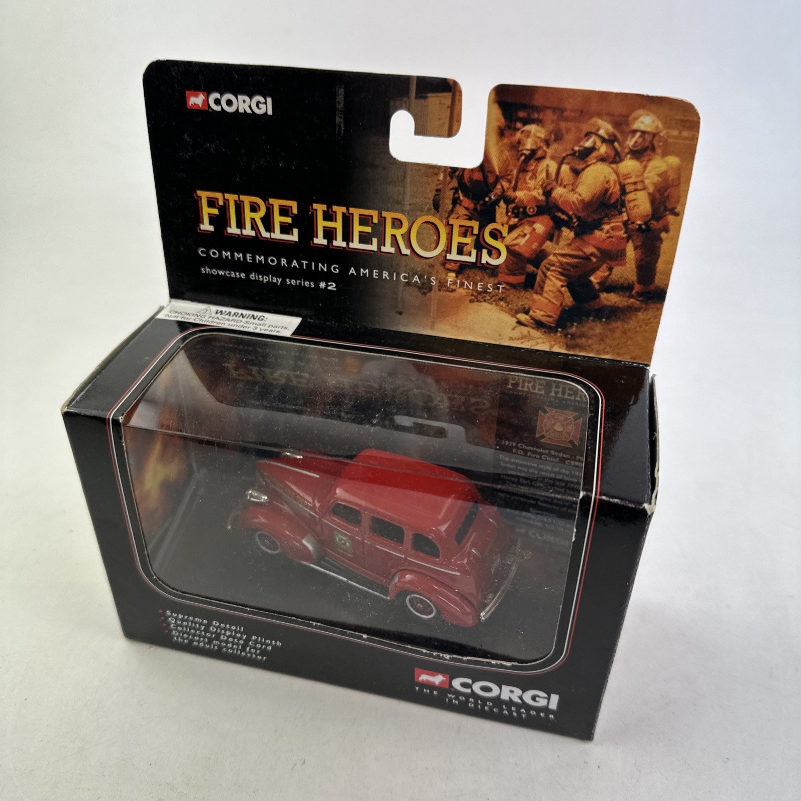 Corgi Fire Heroes Diecast Metal Fire Vehicle And Box