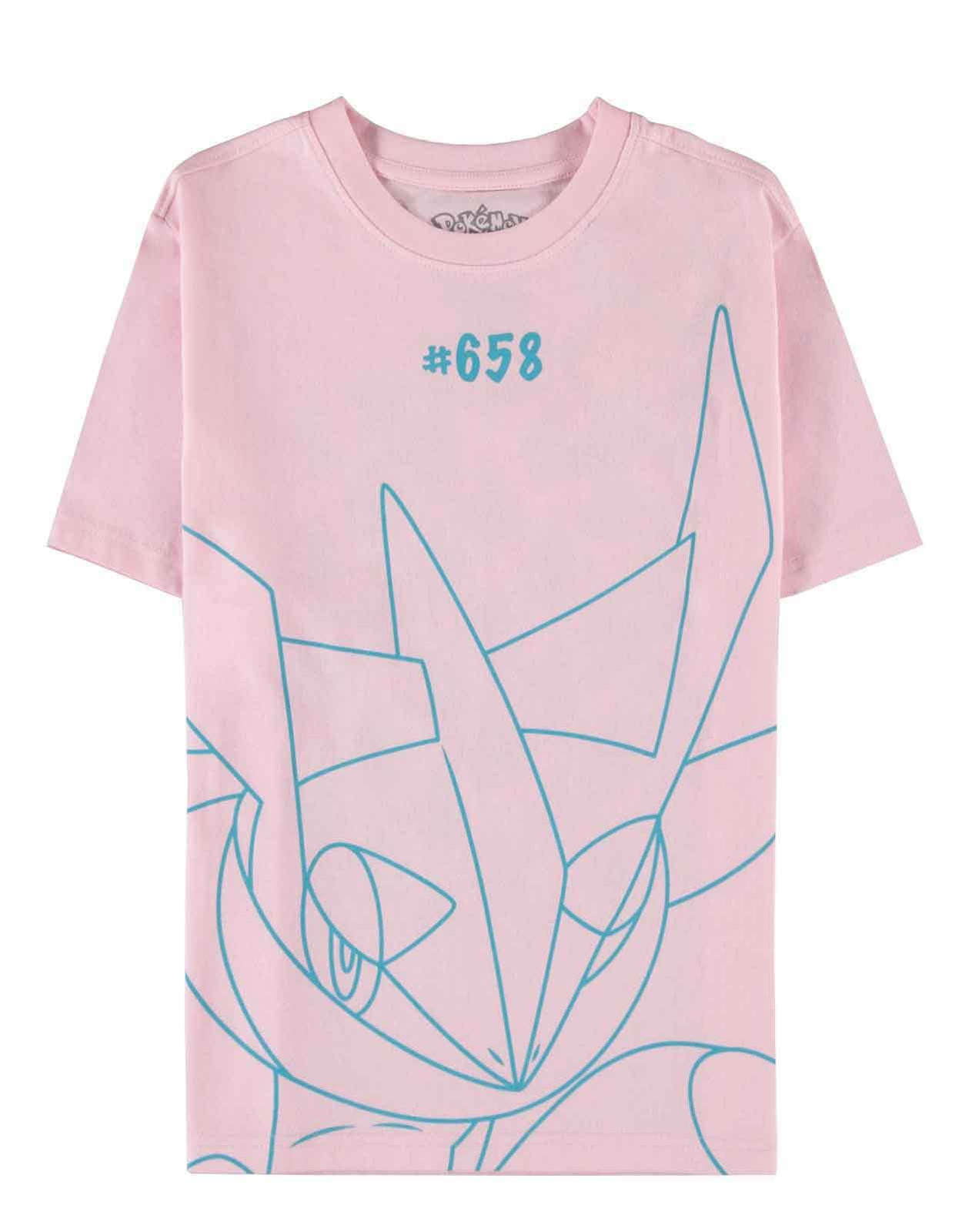 Difuzed Unisex Kid's Pokémon Greninja Women's Girls' Short-Sleeved T-Shirt XL Ro
