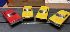 1960's ELDON 1/32 SCALE Cars Impala, Thunderbird  Dodge Charger-Working Motors