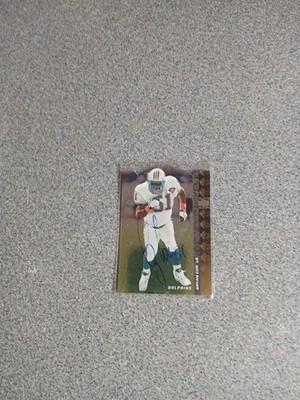 Bryan Cox Signed In Person 1994 Upper Deck Sp Die Cut Dolphins Card A7