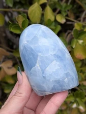 Polished Blue Calcite Freeform