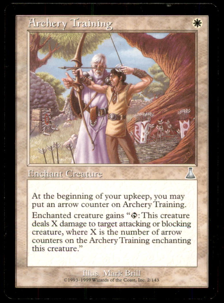 Archery Training LP Light Play Urza's Destiny MTG [10293]