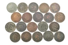 Lot 20 1800's 1890-1899 Indian Head Penny Cents US Coin Collection 2/5 Roll *337