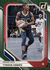 2026 Donruss WNBA #54 Tyasha Harris Green Shimmer
