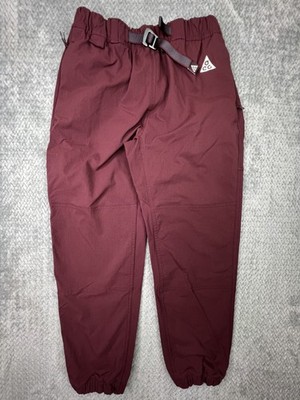 Nike ACG Trail Pants Mens M Tapered Leg Hiking Outdoors Gorpcore Red