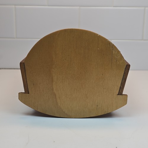 Cama de madera vintage para muñeca bebé 11x7x5" oso transferencia mecedora - Imagen 10 de 17