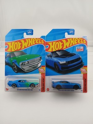 Hot Wheels Mustang Lot Then And Now Boss 302 Falken & 2024 Dark Horse (DE)
