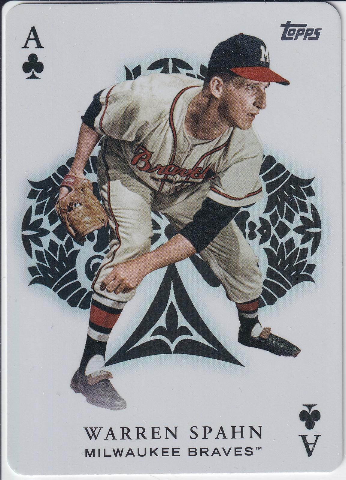 2023 Topps Update #AA-61 Warren Spahn All Aces Blue