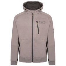Mens JCB Zip Thru Trade Work Sweat Shirt Full Zip Hoodie Sizes S to 3XL
